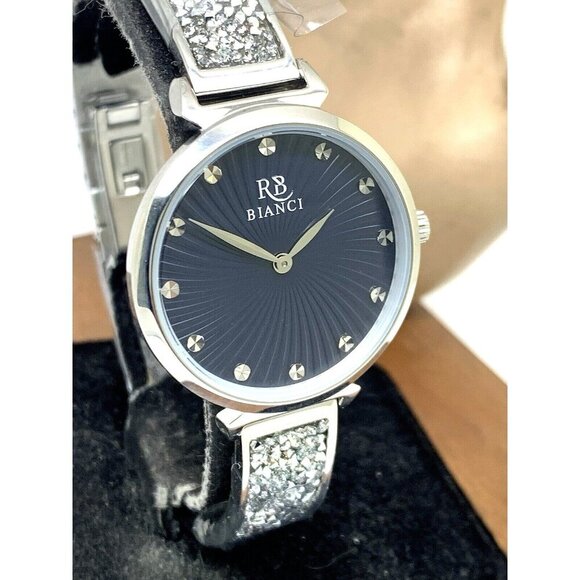 Roberto Bianci Women's Watch RB0202 Brillare Quartz Blue Dial Silver Steel 33mm